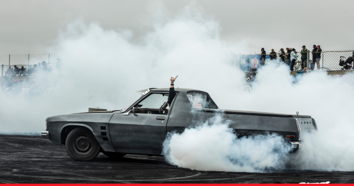 Ford SOHC powered HJ Holden ute