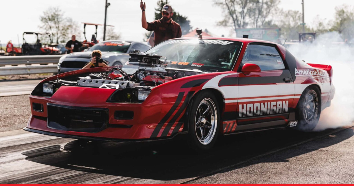 632 cube, Hoonigan Camaro takes on Sick 66!