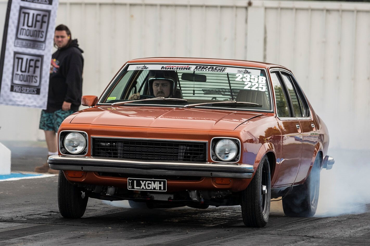 Twin-turbo Holden 308 LX Torana at Drag Challenge 2019 – Video