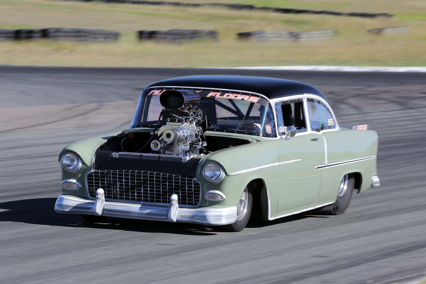 BLOWN 1955 CHEV WITH NITROUS FOR MORE POWER – VIDEO