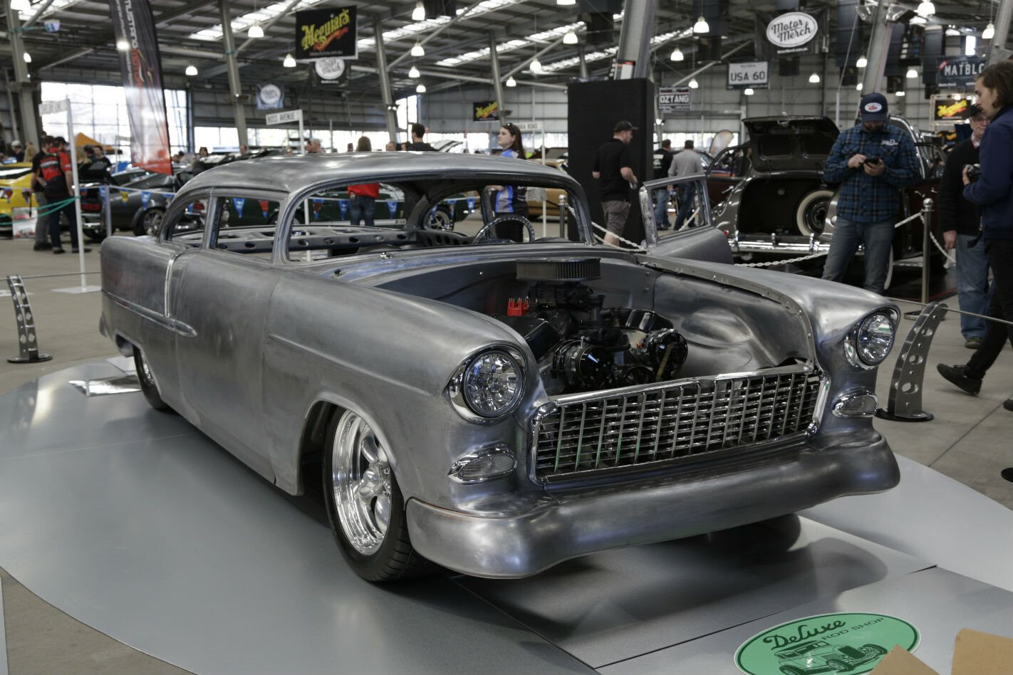CHOPPED AND SLAMMED ’55 CHEV IN THE BUILD AT MOTOREX