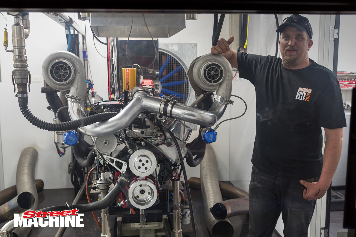 Crazy Aussie Chevelle engine on the dyno – video
