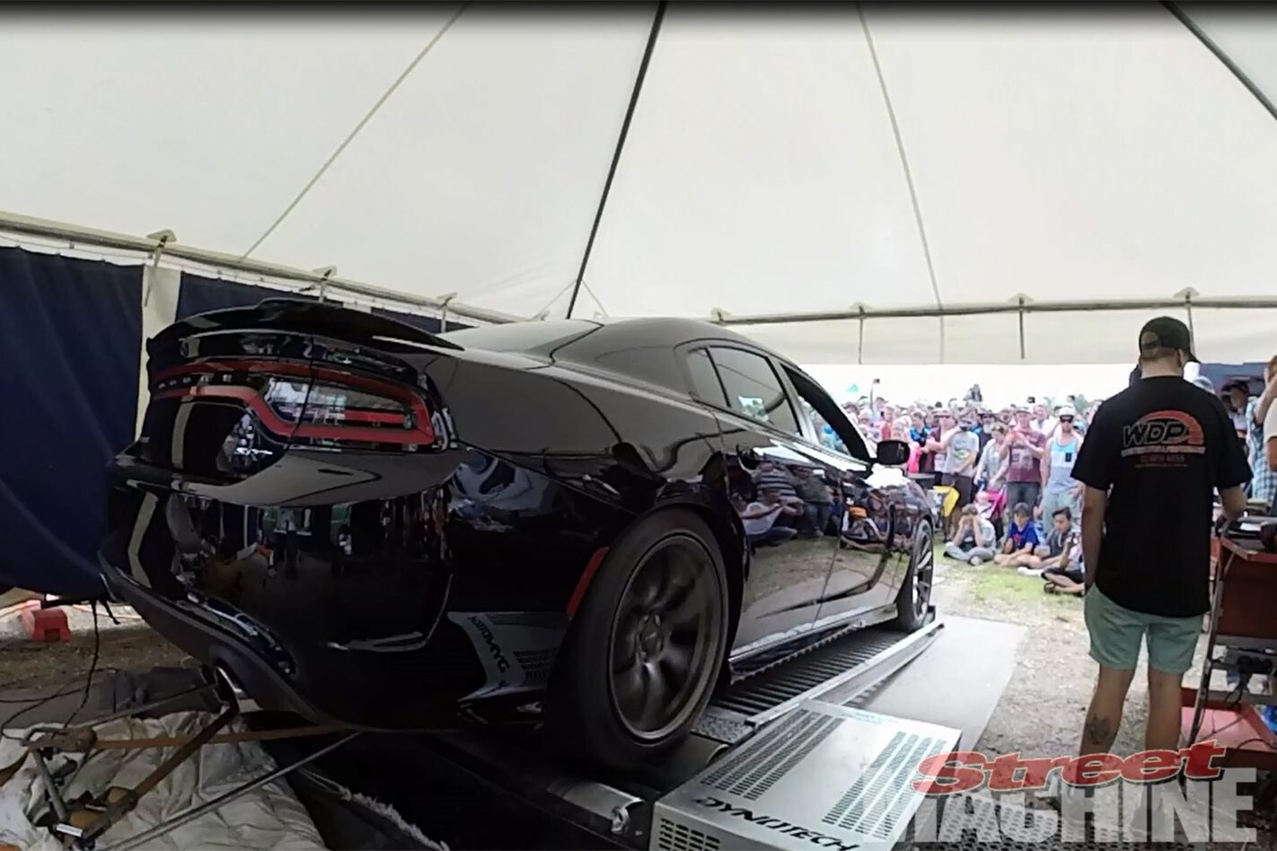 VIDEO: DODGE CHARGER HELLCAT ON THE DYNO AT COTM