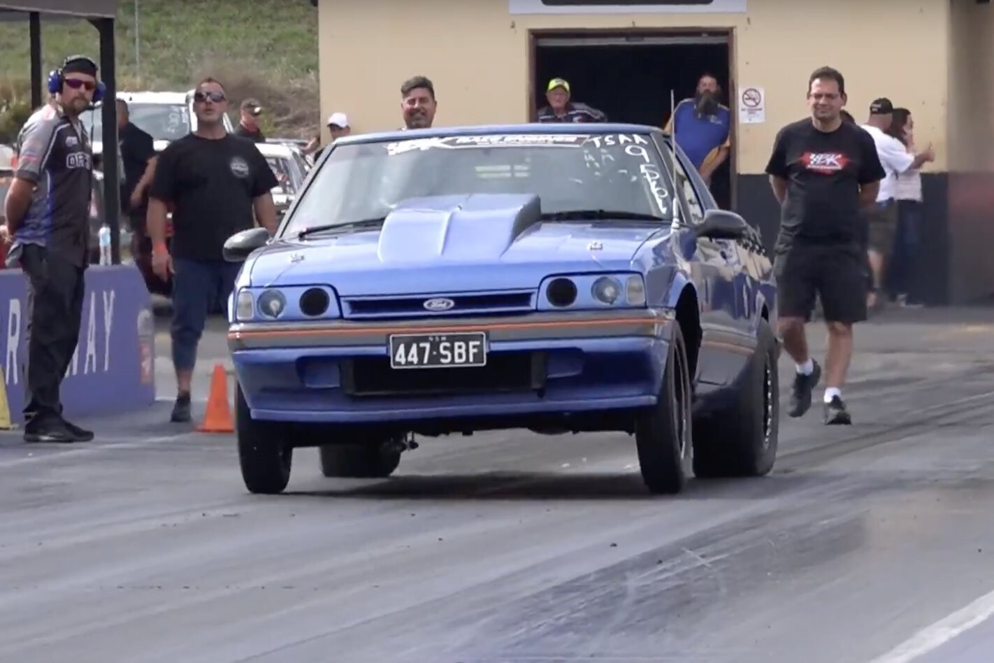 Small-block Ford-powered XF Falcon ute goes 8.16@175mph