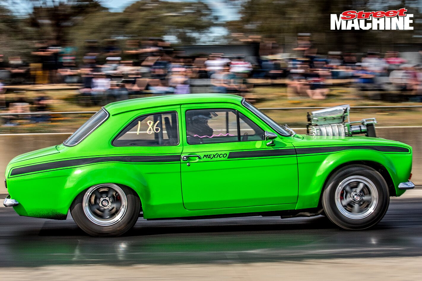 Blown 253 Escort at the drags – Video
