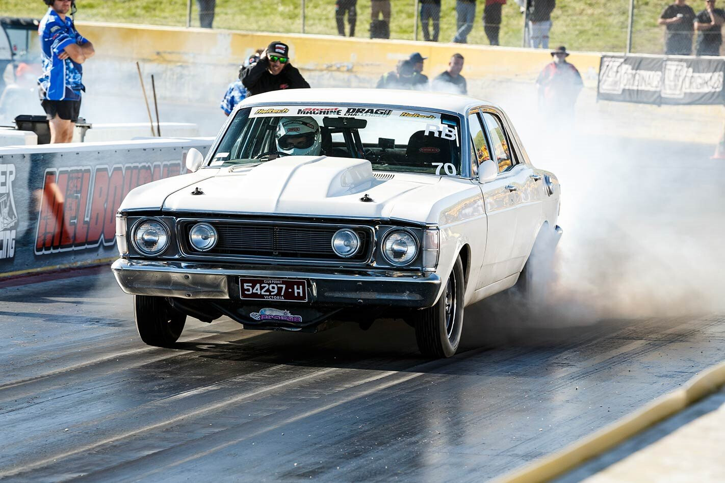 Frank Marchese’s 200mph XW Fairmont takes out Drag Challenge 2018