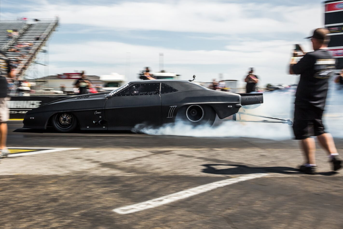 JEFF LUTZ RUNS LOWS SIXES AT EVERY TRACK ON HOT ROD DRAG WEEK – VIDEO