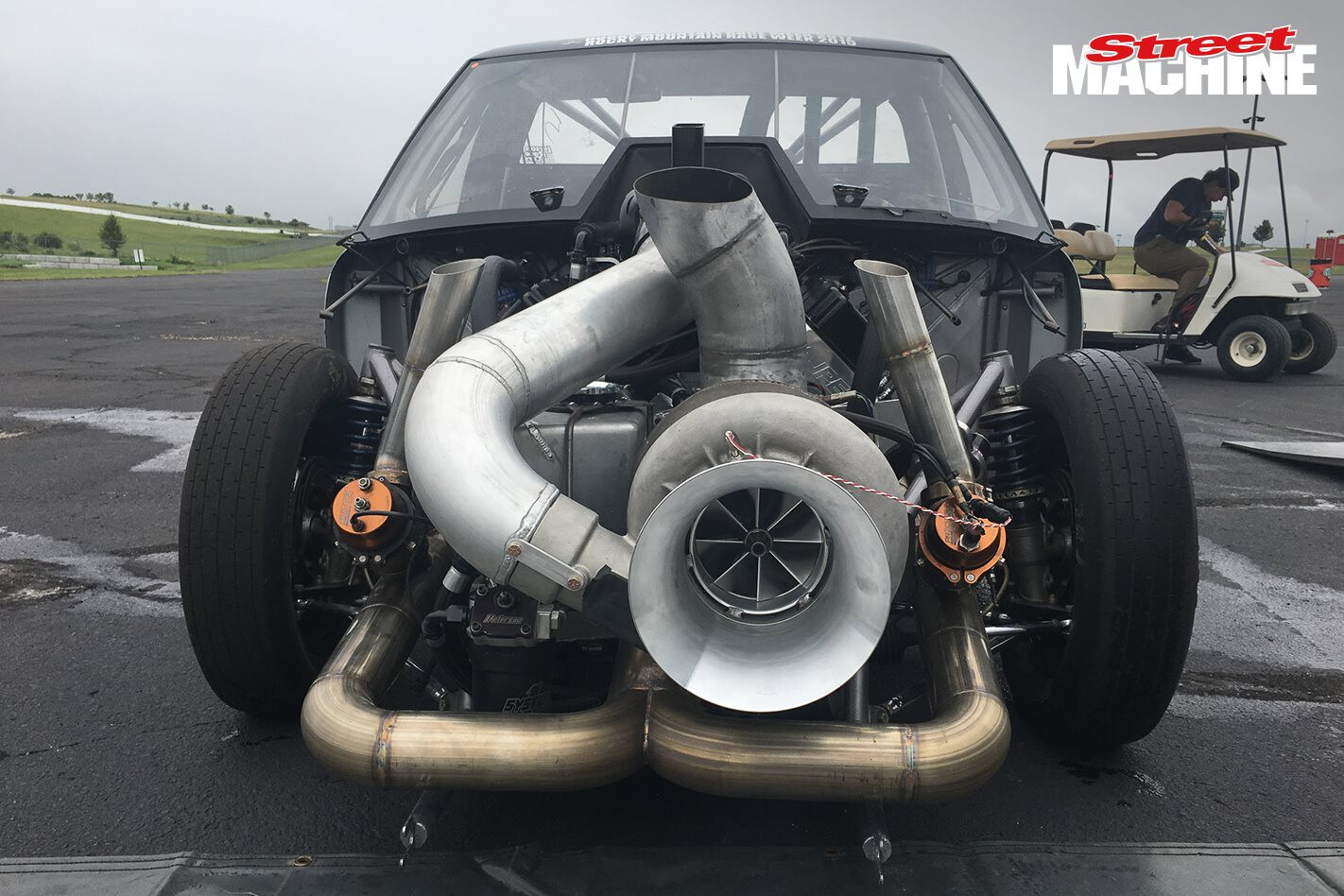 Larry Larson’s Chev S10 gets a giant single turbo for Street Outlaws No Prep