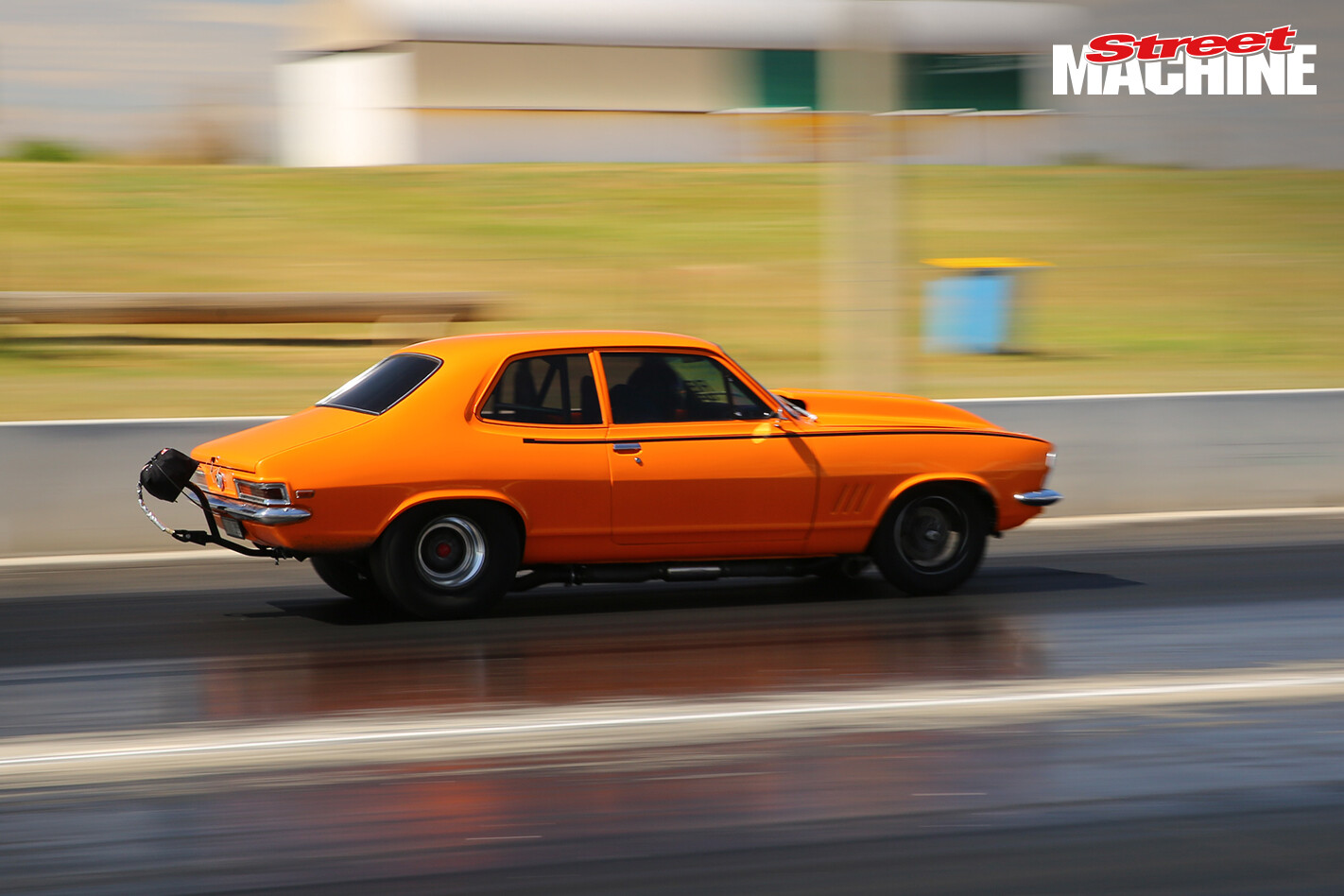 TWIN-TURBO L98 LC TORANA AT DRAG CHALLENGE