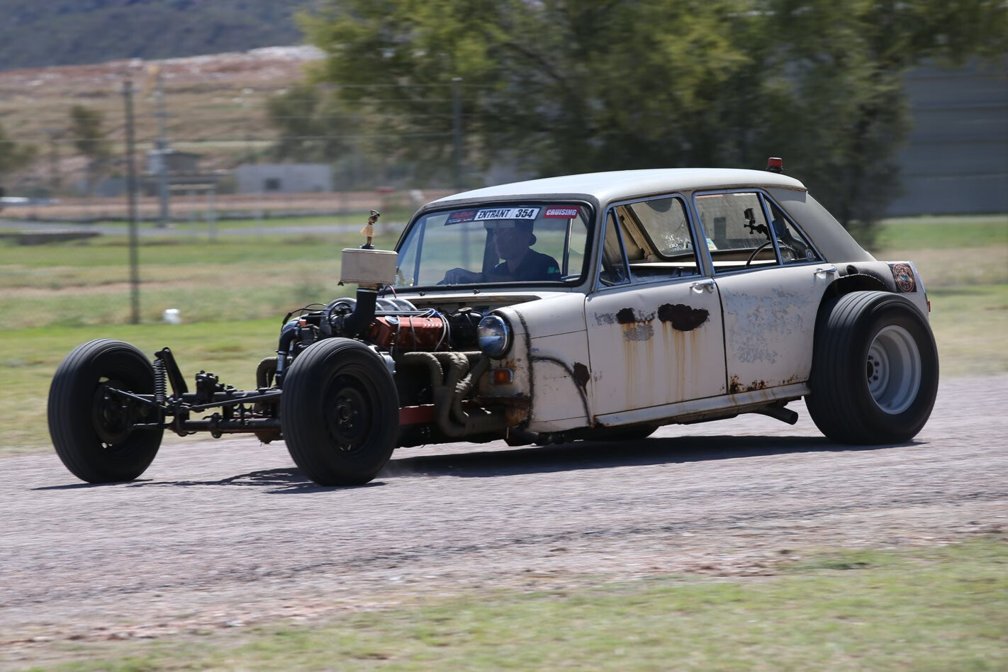 MORRIS RAT ROD AT RED CENTRE NATS