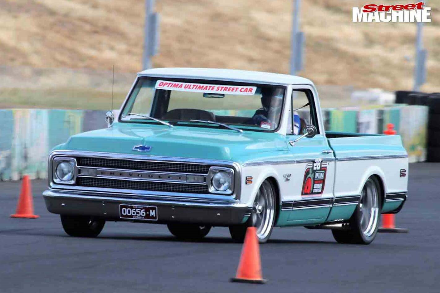 600hp Chevy C10 pick-up at the Optima Search For The Ultimate Street Car challenge