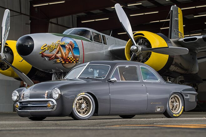 LINCOLN V8-POWERED 1951 SHOEBOX FORD COUPE