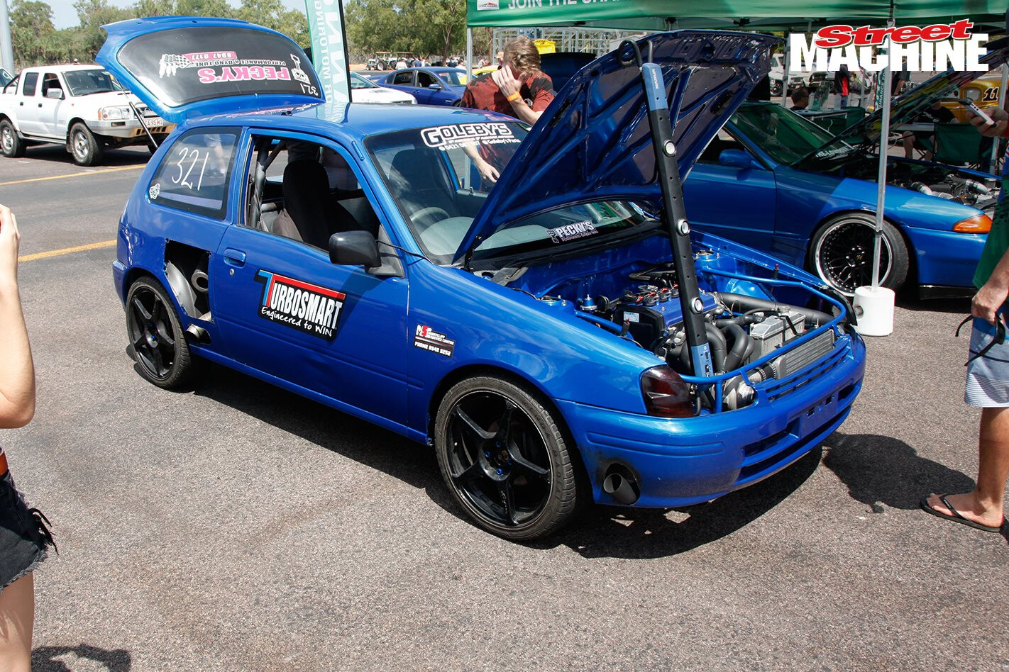 600hp twin-engine Toyota Starlet – Video