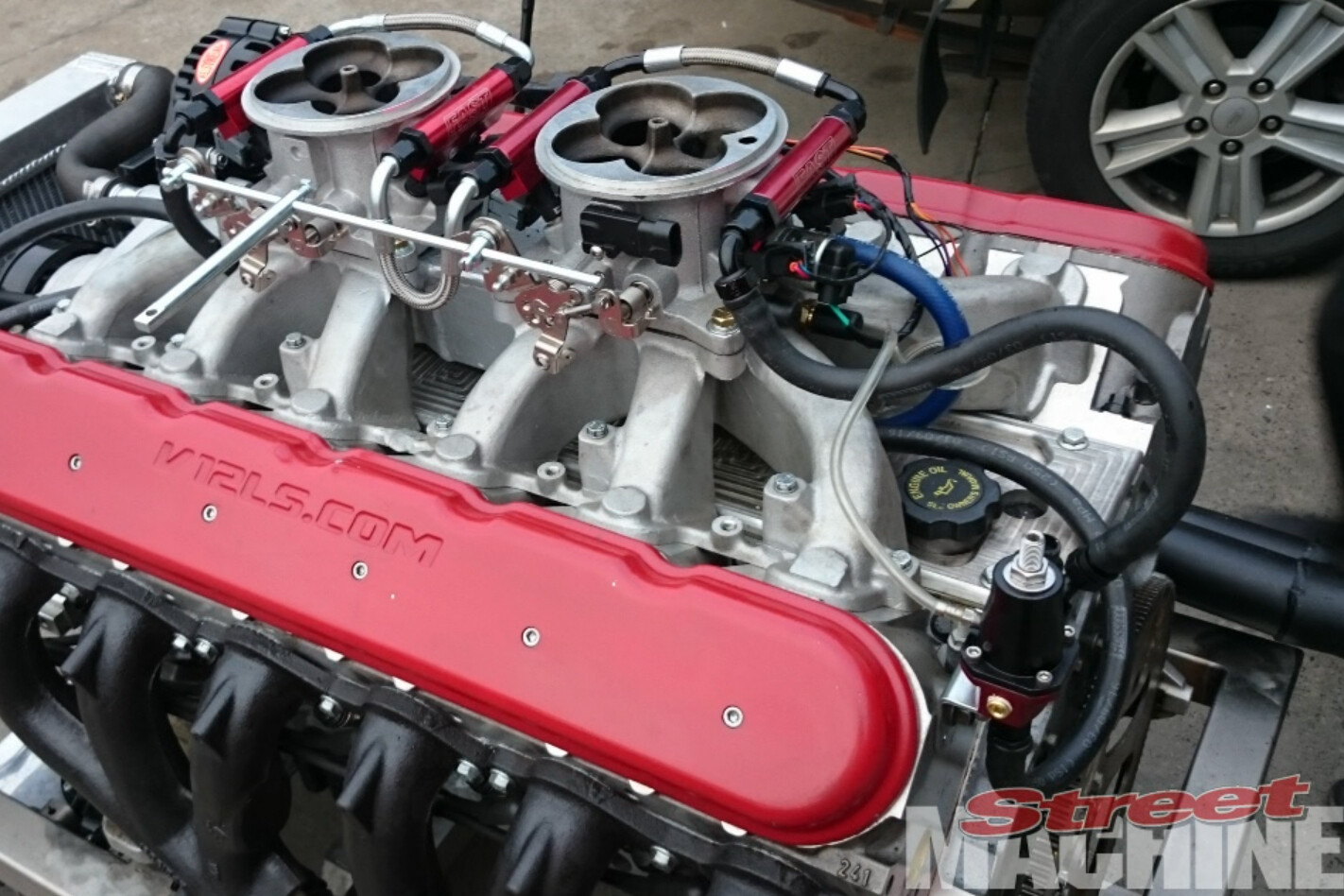 They built a cool V12 using two LS1 engines
