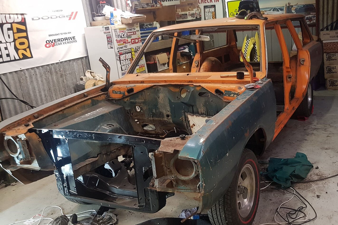 Repairing the Valiant’s chassis rail – Carnage Plus episode 77