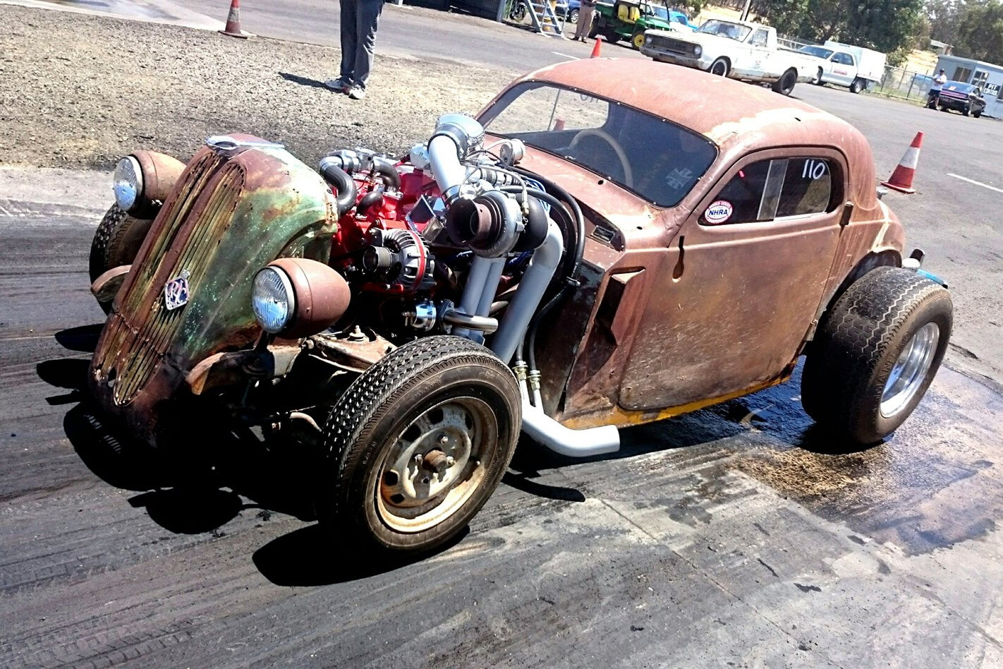 CHOPPED AND CHANNELLED FIAT TOPOLINO RAT ROD