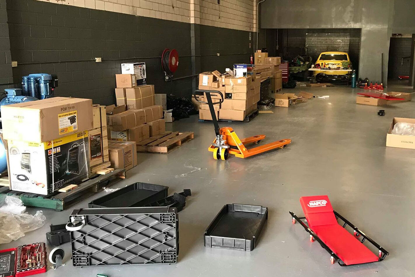 We get our new workshop equipment – Carnage Plus