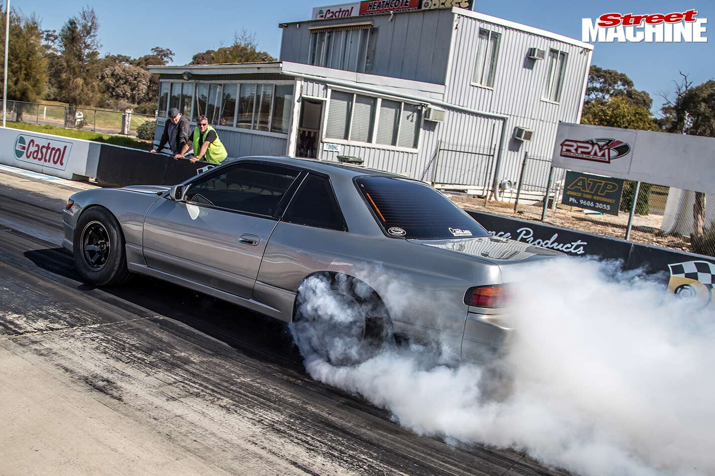 NIssan Silvia on track