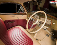 1938 Chev coupe interior front