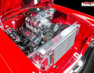 1957 Chev engine bay