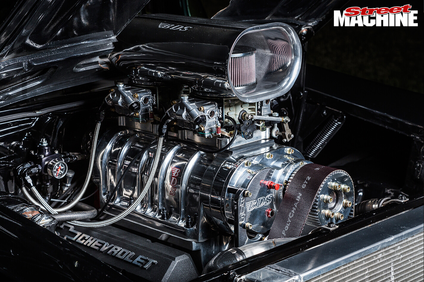 1957-Chevrolet -engine