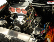 1957 Chev engine bay