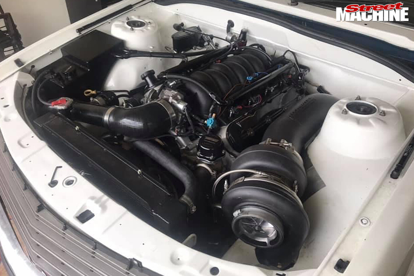 Holden VC Commodore engine bay