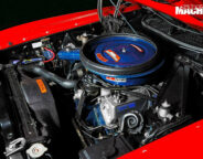 Boss 351 Mustang engine bay