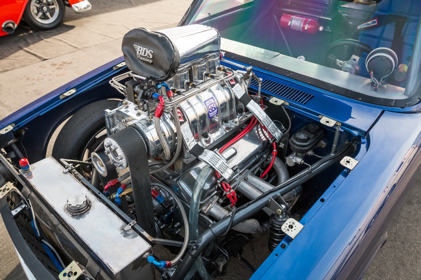 Scott Bisel's Chevy engine
