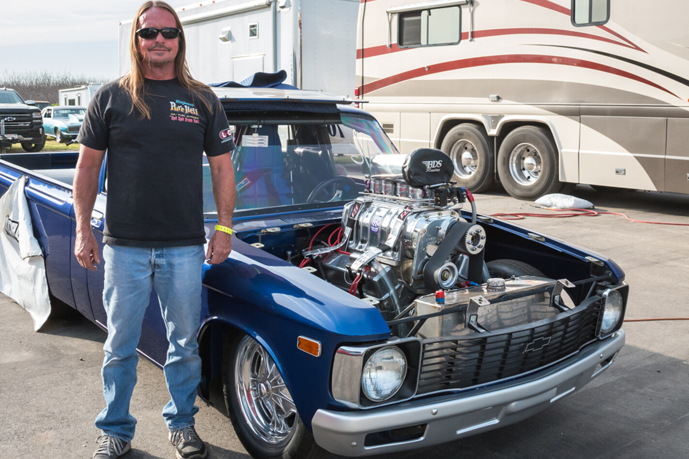 Scott Bisel and his 1972 Chevy Luv