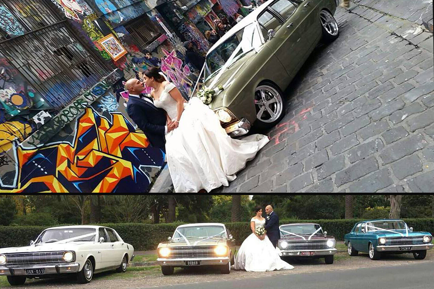 Tony Camilleri's wedding cars