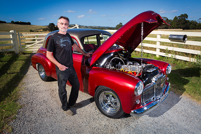 Andrew Brown and his 1951 FX Holden