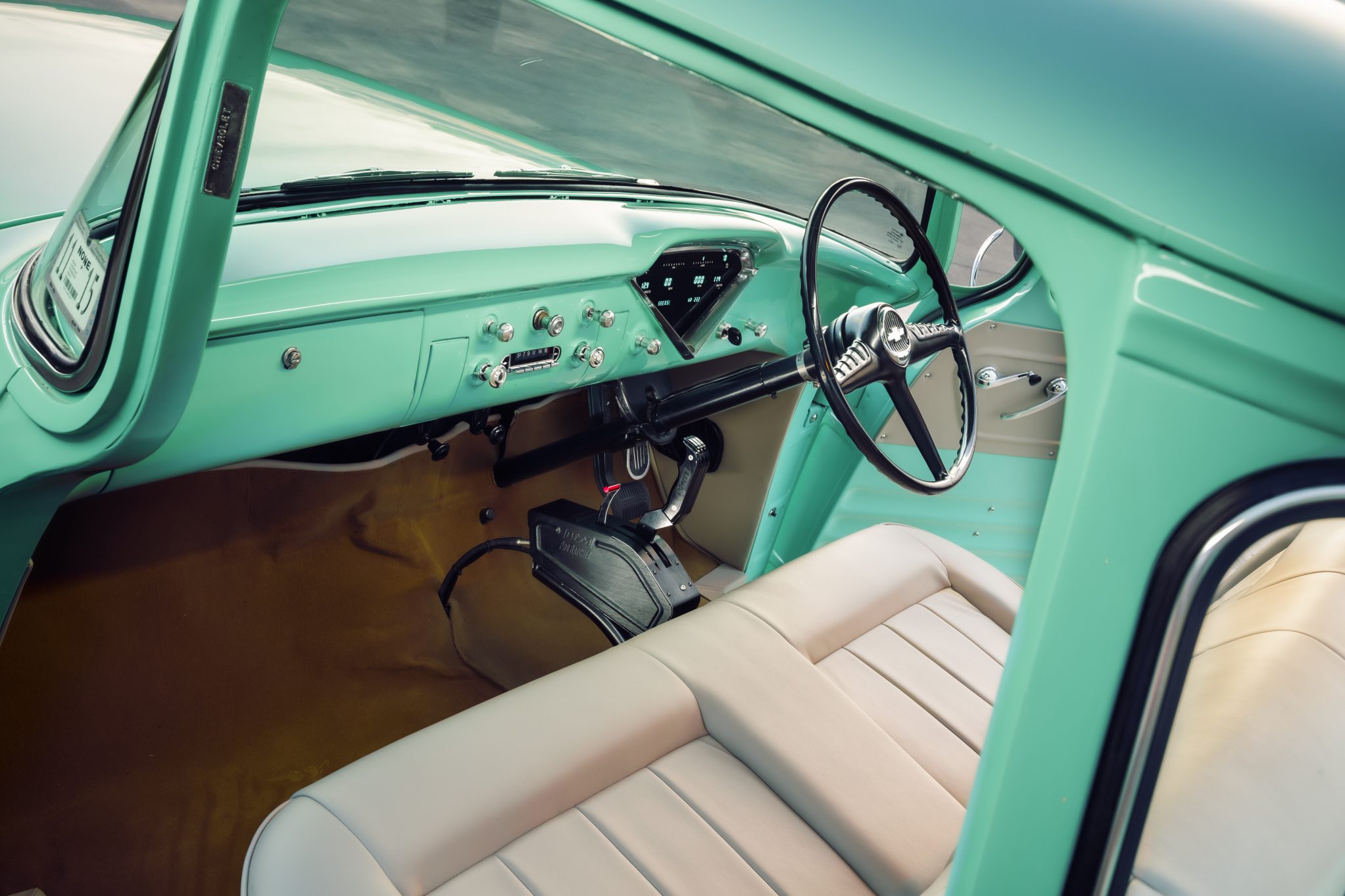 Street Machine Features Ashton Camilleri 1955 Chev Dash