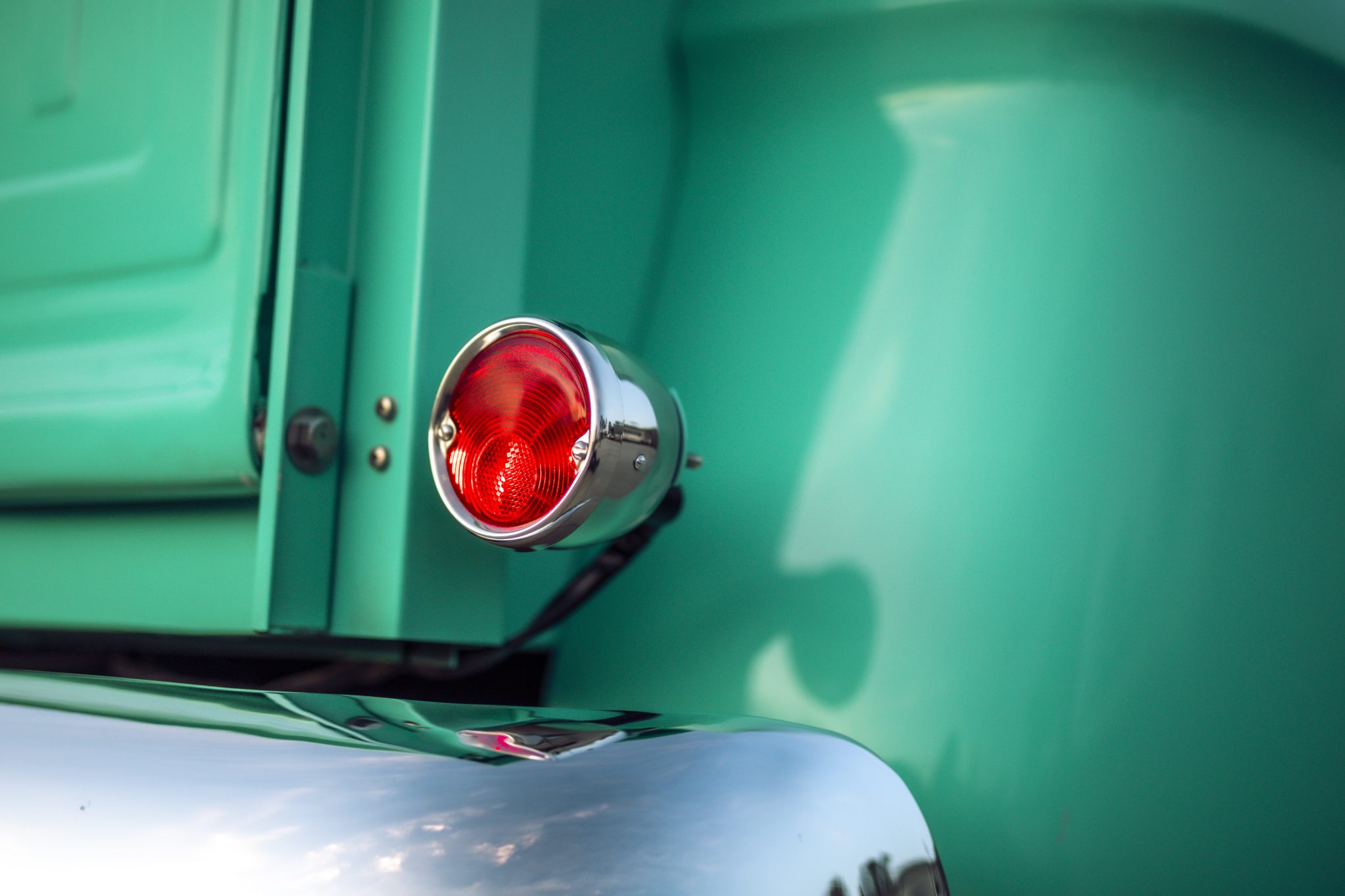 Street Machine Features Ashton Camilleri 1955 Chev Tail Light