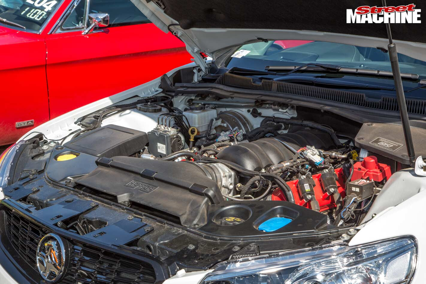 Holden VF sportwagon engine bay