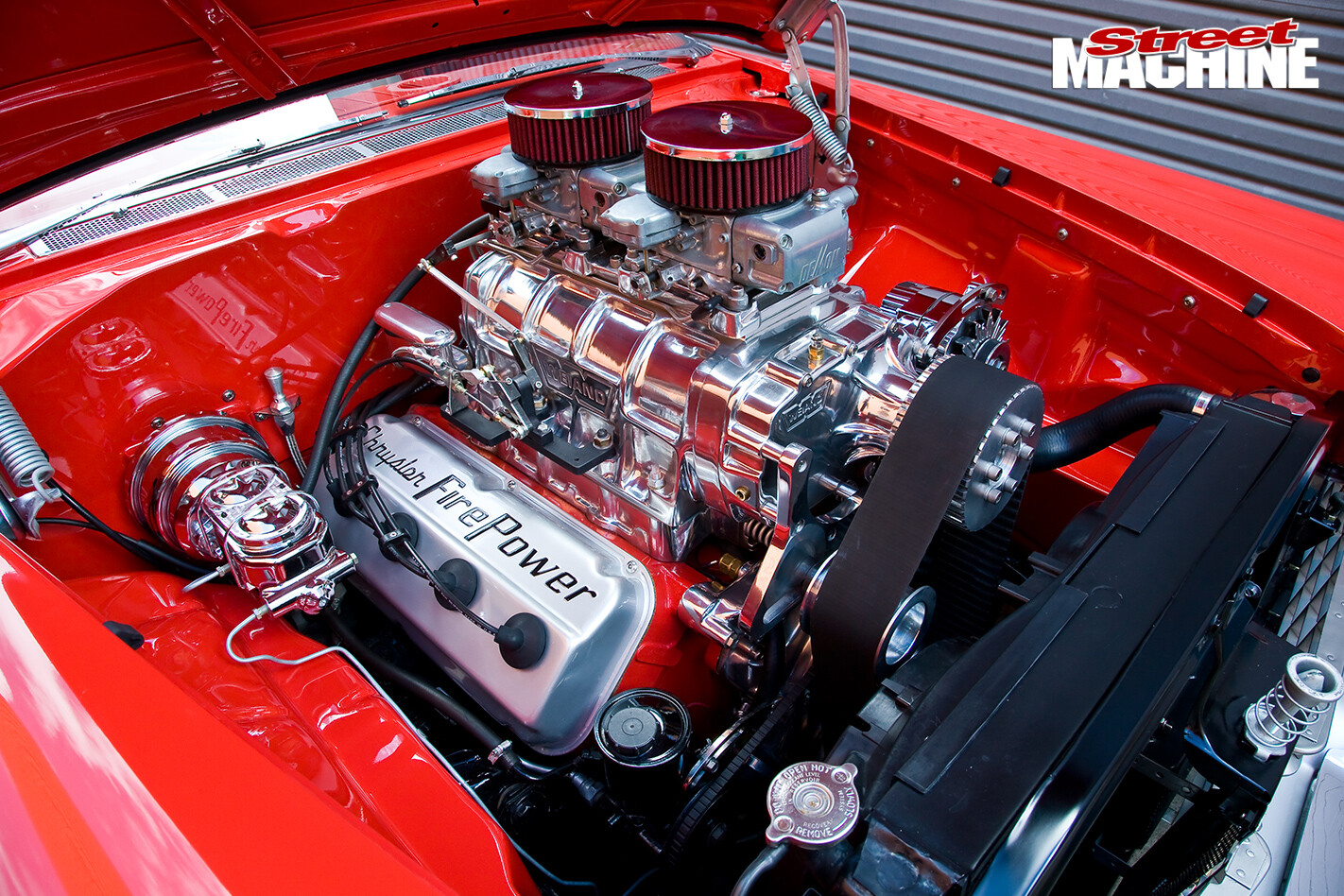 Blown -Plymouth -Belvedere -engine