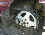 Blown -tyre