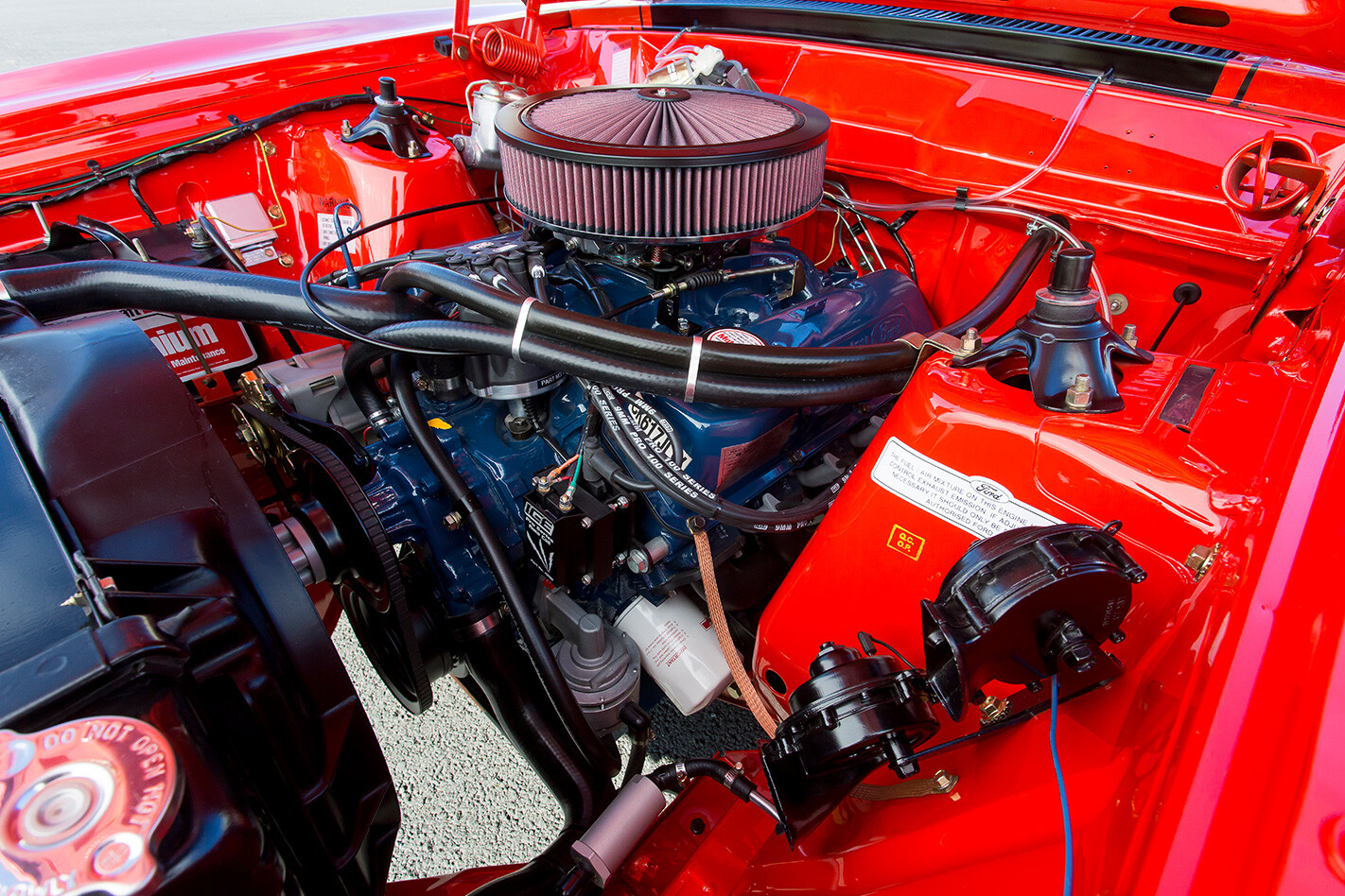 Ford Falcon XB GT hardtop engine bay 2