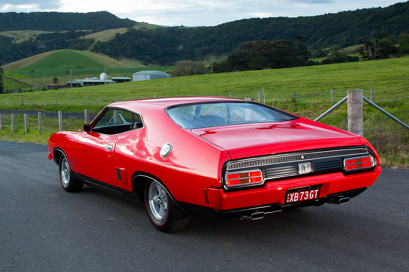 Ford Falcon XB GT hardtop rear angle