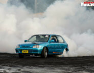 burnout car