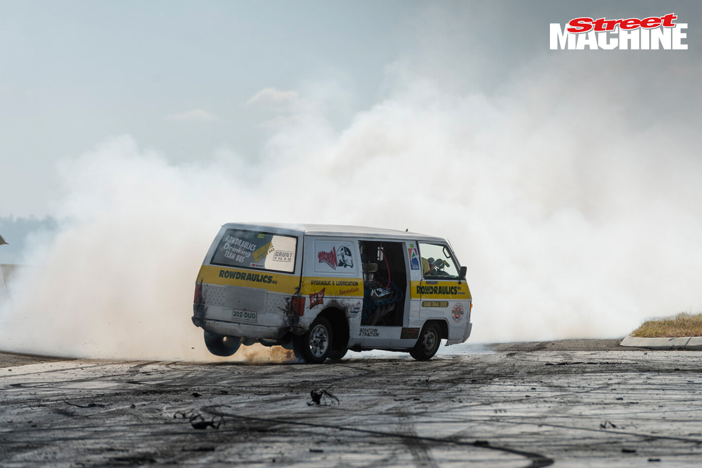 Burnout Van Twin Engine