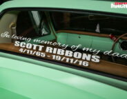 Street Machine Features Chad Ribbons Holden Hd Ute Rear Window