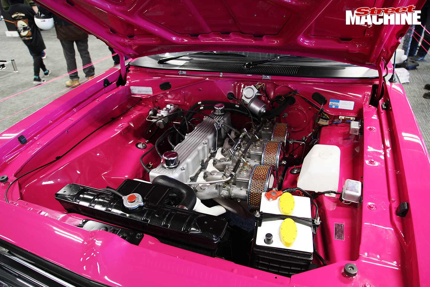 Charger engine bay