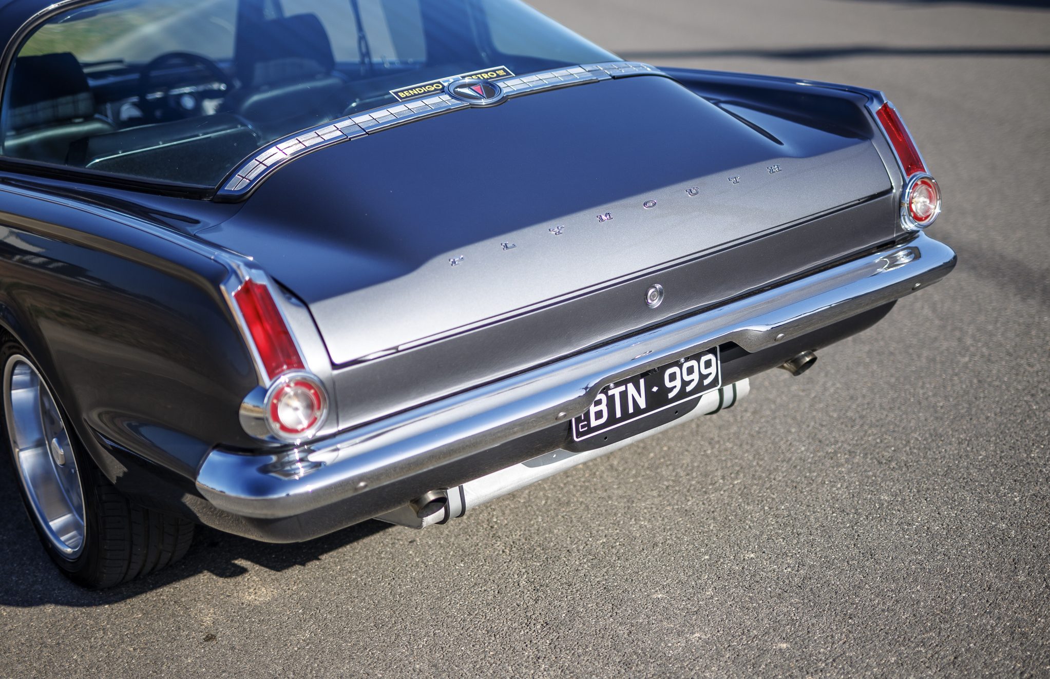 Street Machine Features Charlie Allen Plymouth Barracuda Rear Quarter