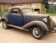 1935 Chevrolet coupe before