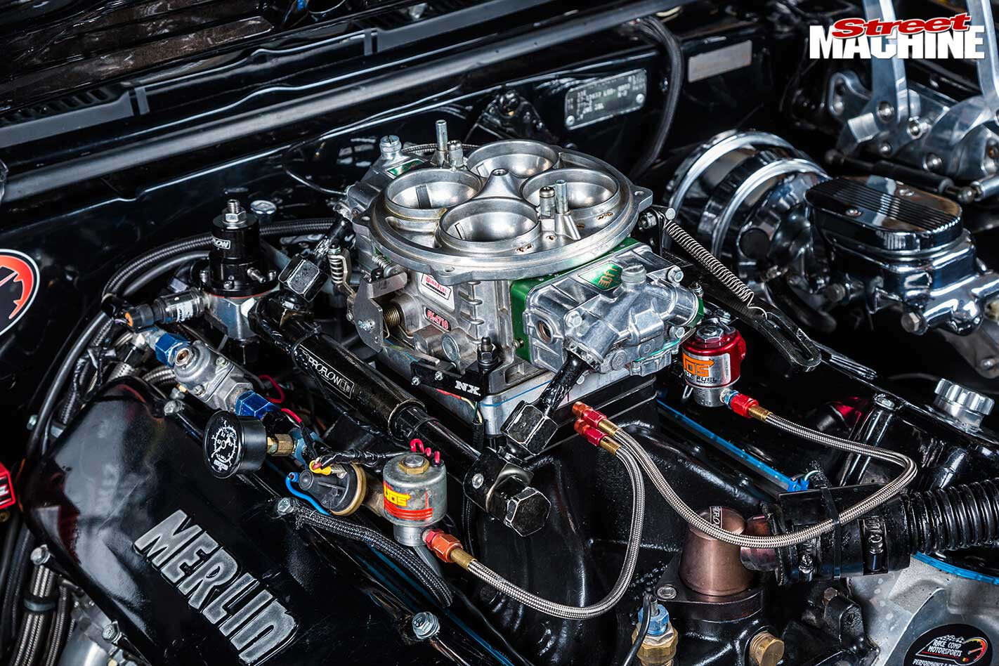 Chevrolet Camaro engine bay