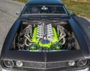 V12 Camaro engine bay