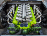 V12 Camaro engine bay