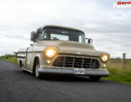 1956 Chevy pick-up onroad