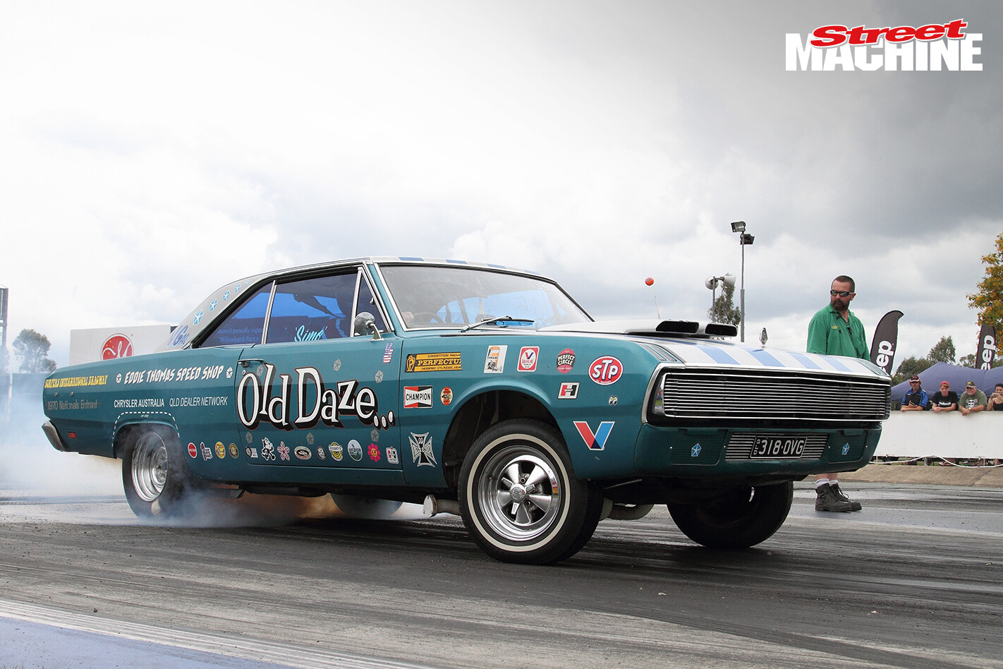 Chrysler Valiant Hardtop Coupe Burnout